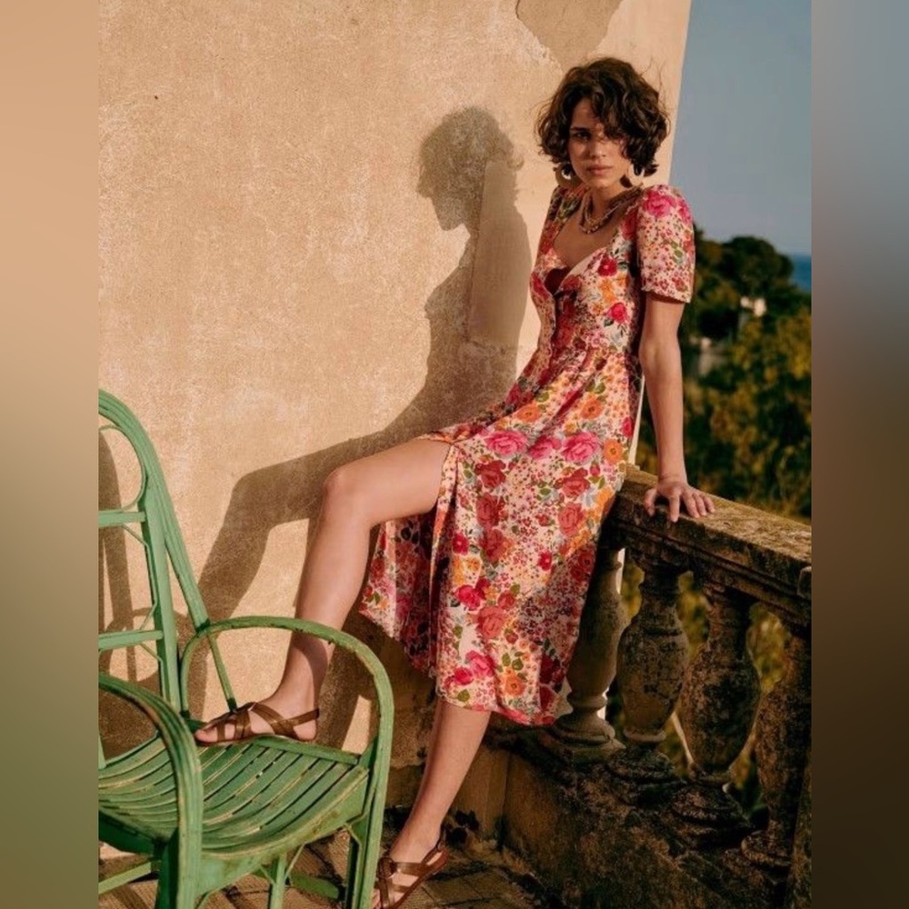SEZANE Floral Print Women's Dress